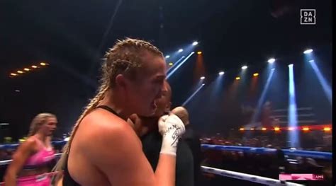 Boxer flashes the crowd on live tv after first win : r ...